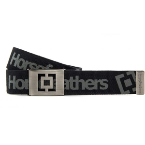 Horsefeathers IDOL BELT Pánský pásek, černá, velikost