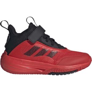 adidas OWNTHEGAME 3.0 K Dětská basketbalová obuv, červená, velikost 36 2/3