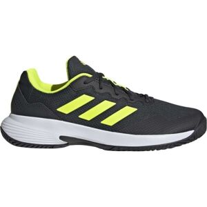 adidas GAMECOURT 2 M Pánské tenisové boty, černá, velikost 47 1/3