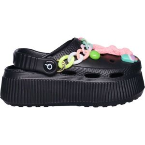 AQUOS MYRTLE Dívčí clogs, černá, velikost