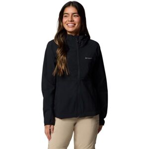 Columbia HEATHER CANYON II HOODED SOFTSHELL Dámská softshelová bunda, černá, velikost