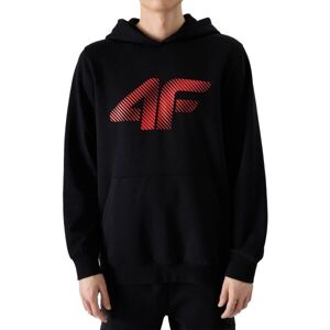 4F SWEATSHIRT Pánská mikina, černá, velikost