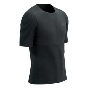 Compressport RACING SS TSHIRT M Pánské běžecké triko, černá, velikost