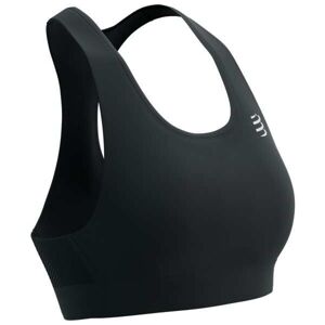 Compressport FEELFREE SEAMLESS BRA Dámská sportovní podprsenka, černá, velikost