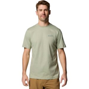 Columbia KETTLE RIVER BACK GRAPHIC TEE Pánské triko, světle zelená, velikost