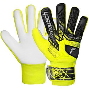 Reusch ATTRAKT STARTER SOLID JUNIOR Dětské brankářské rukavice, žlutá, velikost