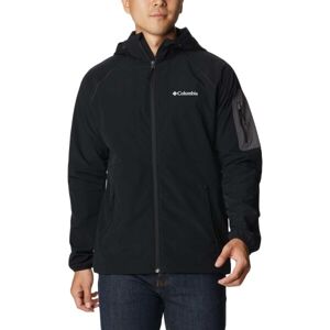 Columbia TALL HEIGHTS II HOODED SOFTSHELL Pánská softshelová bunda, černá, velikost