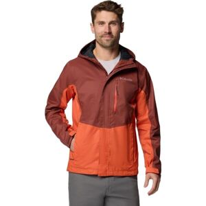 Columbia POURING ADVENTURE III JACKET Pánská outdoorová bunda, vínová, velikost