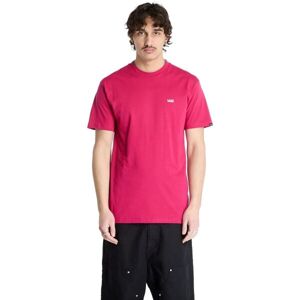 Vans MN LEFT CHEST LOGO TEE Pánské tričko, růžová, velikost