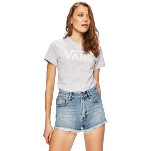 Vans FLYING V CREW TEE Dámské triko, fialová, velikost