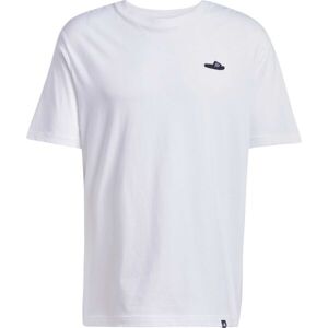adidas LOUNGE SLIDE TEE Pánské triko, bílá, velikost