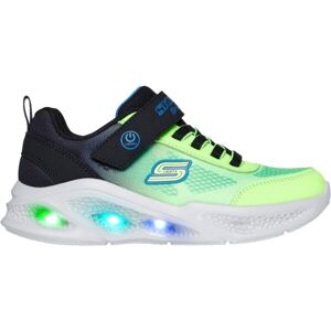 Skechers METEOR-LIGHTS Dětská volnočasová obuv, zelená, velikost