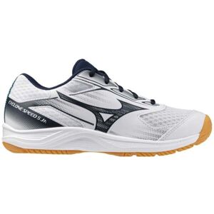 Mizuno CYCLONE SPEED 5 JR Juniorská sálová obuv, bílá, velikost 37