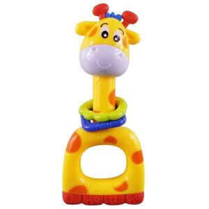 BABY MIX ŽIRAFA Dětské chrastítko, žlutá, velikost