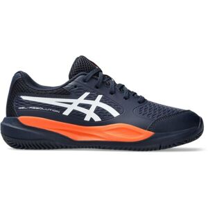 ASICS GEL-RESOLUTION X GS CLAY Dětská tenisová obuv, tmavě modrá, velikost 38