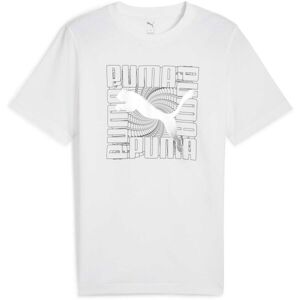 Puma GRAPHIC FOIL TEE Pánské triko, šedá, velikost