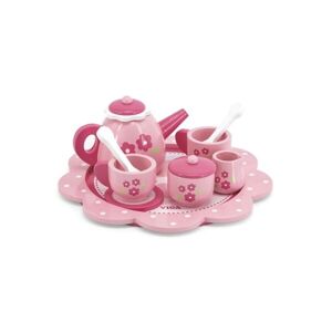 VIGA TEA SET Dřevěný čajový servis, mix, velikost