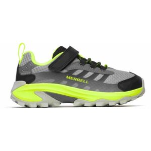 Merrell MOAB SPEED 2 LOW A/C WTRPF Dětské turistické boty, šedá, velikost 33