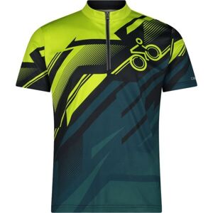 CMP MAN T-SHIRT FREEBIKE Pánský cyklistický dres, tmavě zelená, velikost