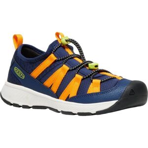 Keen MOTOZOA SNEAKER YOUTH Dětská turistická obuv, modrá, velikost 34