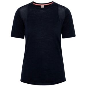 KARI TRAA EMBLA WOOL TEE Dámské tričko, černá, velikost