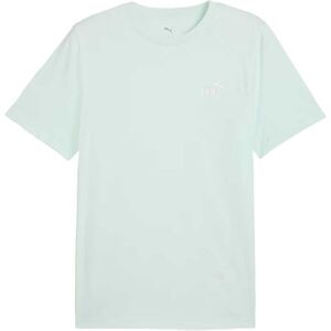 Puma ESSENTIALS SMALL NO.1 LOGO TEE Pánské triko, světle zelená, velikost
