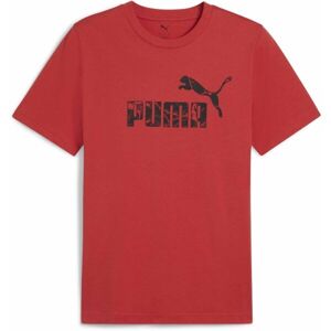 Puma GRAPHIC NO.1 LOGO TEE Pánské triko, červená, velikost