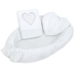 NEW BABY NEST MINKY Hnízdečko, bílá, velikost
