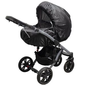 NEW BABY BASIC Pláštěnka na kočárek, černá, velikost
