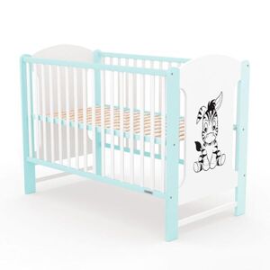 NEW BABY ELSA Dětská postýlka, světle modrá, velikost