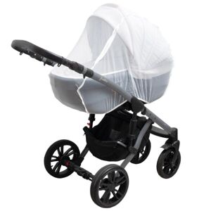 NEW BABY MOSQUITO NET Moskytiéra proti hmyzu na kočárek, bílá, velikost