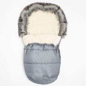 NEW BABY LUX WOOL Zimní fusak, tmavě šedá, velikost