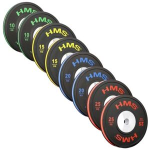 HMS BTBR SET Sada olympijských bumper kotoučů, mix, velikost