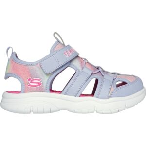 Skechers FLEX SPLASH - DAYLIGHT SHIMMER Dívčí sandály, světle modrá, velikost
