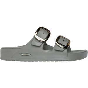 Skechers ARCH FIT CALI BREEZE 2.0 - GOLD STAR Dámské pantofle, šedá, velikost