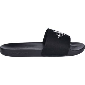 Calvin Klein SLIDE MONOGRAM CV Pánské pantofle, černá, velikost