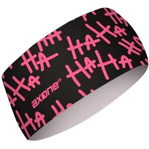 AXONE HEADBAND Dětská čelenka, černá, velikost