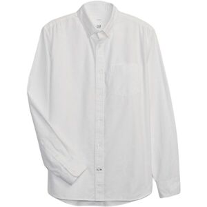 GAP V-LS STANDARD OXFORD Pánská košile, bílá, velikost