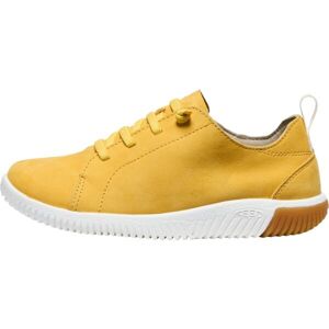 Keen KNX LACE YOUTH Dětské vycházkové boty, žlutá, velikost 39