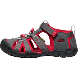Keen SEACAMP II CNX YOUTH Dětské sandály, tmavě šedá, velikost 35