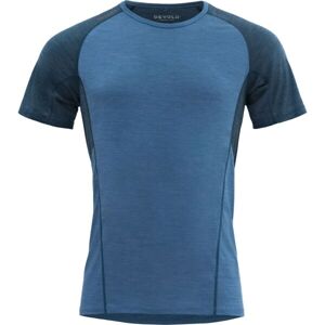 Devold RUNNING MERINO 130 SHIRT MAN Pánské triko, modrá, velikost