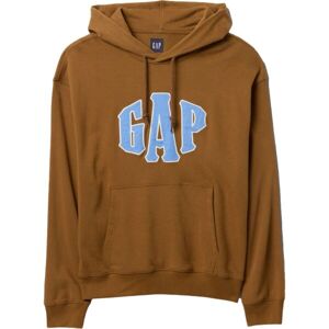 GAP FASHION Pánská mikina, hnědá, velikost