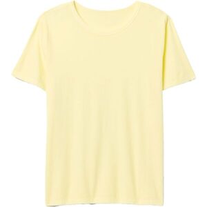 GAP ORGANIC VINT CREW 2 Dámské tričko, žlutá, velikost