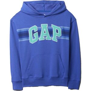 GAP V-FRCH LOGO Chlapecká mikina, modrá, velikost