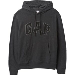GAP V-FRCH HERITAGE LOGO Pánská mikina, tmavě šedá, velikost