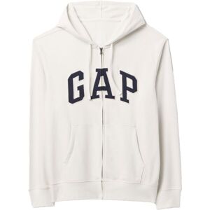 GAP V-FRCH HERITAGE LOGO Pánská mikina, bílá, velikost