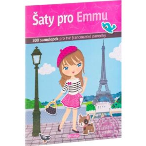 ELLA & MAX ŠATY PRO EMMU Kniha samolepek, mix, velikost