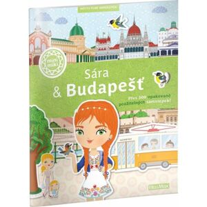 ELLA & MAX SÁRA & BUDAPEŠŤ Město plné samolepek, mix, velikost