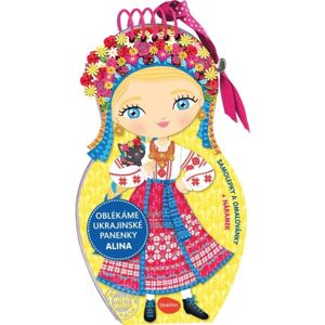ELLA & MAX ALINA Oblékáme ukrajinské panenky - omalovánky, mix, velikost