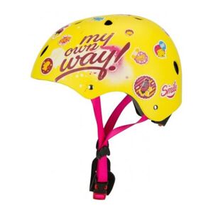 Disney SOY LUNA Dětská freestyle přilba, žlutá, velikost